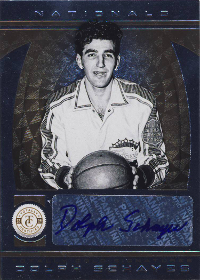 2013-14 Totally Certified Autographs Gold #117 Dolph Schayes 2/3