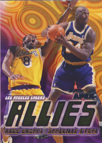 1999-00 SkyBox APEX Allies #1 Kobe Bryant / Shaquille O'Neal