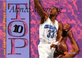 1995-96 Hoops Top Ten #AR6 Alonzo Mourning