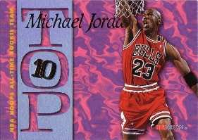 1995-96 Hoops Top Ten #AR7 Michael Jordan