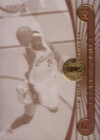 2005-06 Topps First Row Sepia #036 LeBron James 24/25 BGS 9