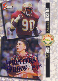 1995 Classic Five Sport Printer's Proofs with Alexander #190 /795