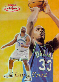 1999-00 Topps Gold Label Class 3 Red Label #61 Gary Trent /25 (NUM missing!)