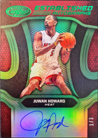2019-20 Certified Established Autographs Mirror Green #7 1/3 /jly-0409