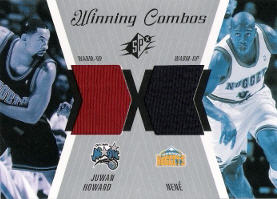 2003-04 SPx Winning Materials Combos #WC18 with Nene