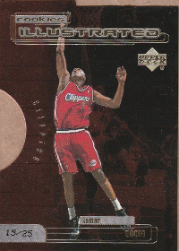 1999-00 Upper Deck Rookies Illustrated Level 2 #RI7 Lamar Odom /25 (NUM missing!)